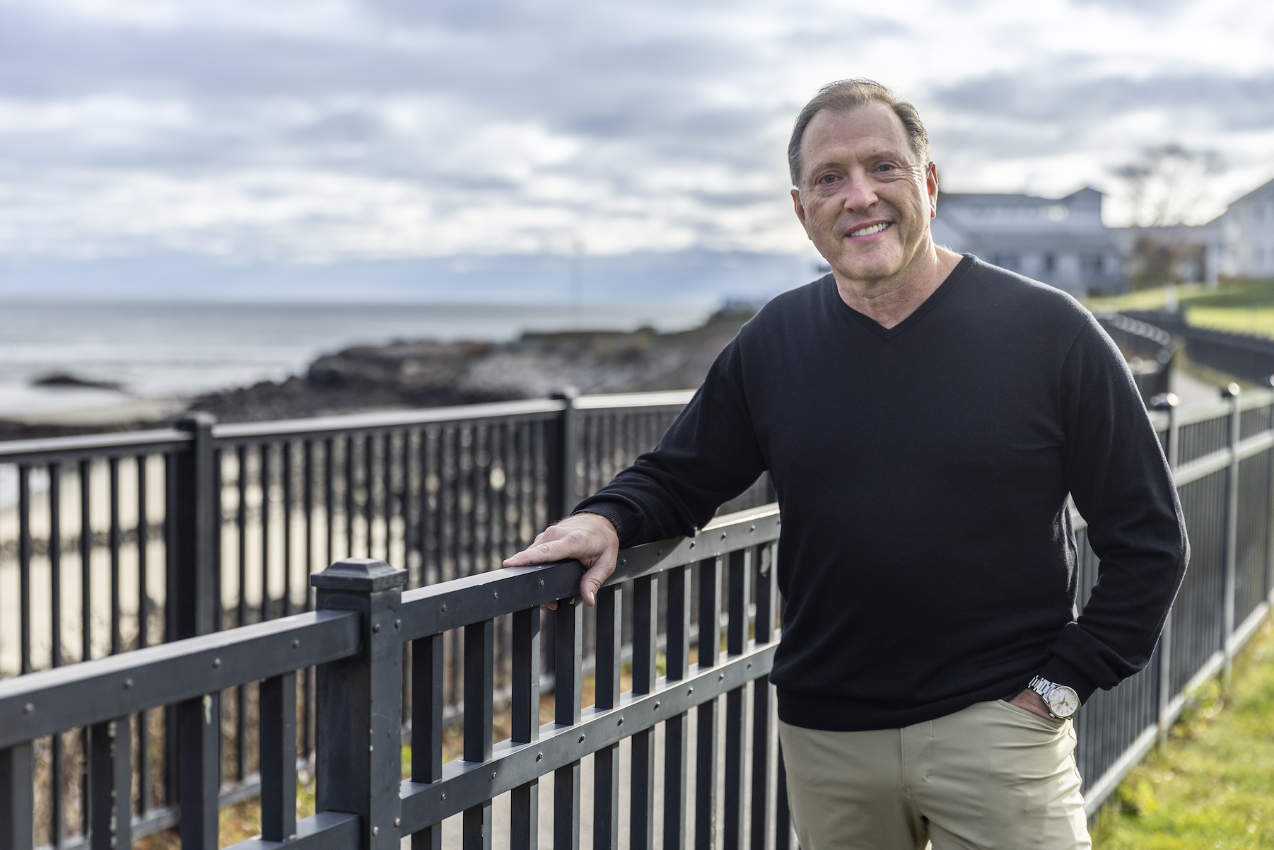 Kevin Thibodeau on the Southern Maine coast